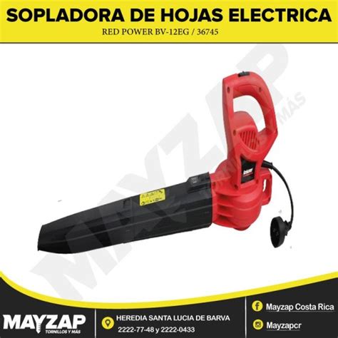 Sopladora de Hojas Electrica de 840W Marca Red Power BV-12EG - Mayzap ...