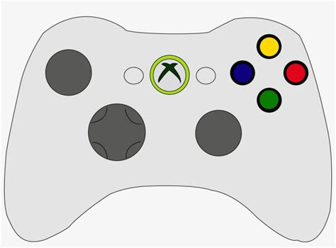 Joystick Clipart Xbox Logo - Easy To Draw Xbox Controller Transparent ...