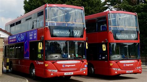 London Bus Route 97 - Stratford City to Chingford - Subtitles - YouTube