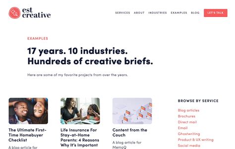 How to Build a Copywriting Portfolio + 15 Inspiring Examples