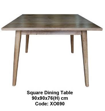 Tiffany Square Dining Table XO090 - Megaria