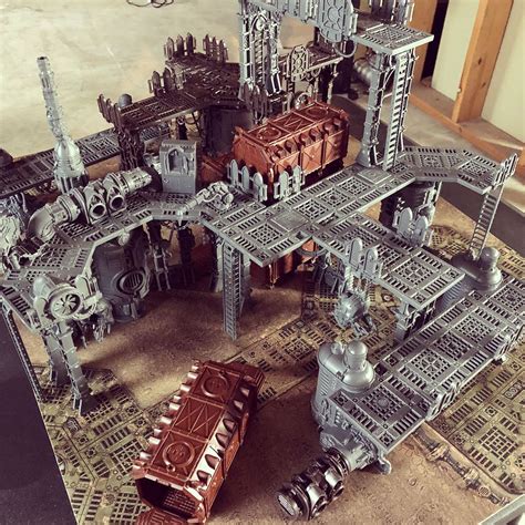 I got some of my Kill Team terrain assembled. Now I just need to ...