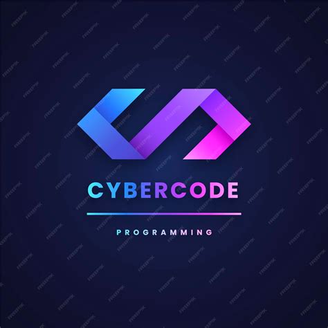 Free Vector | Code logo template gradient design