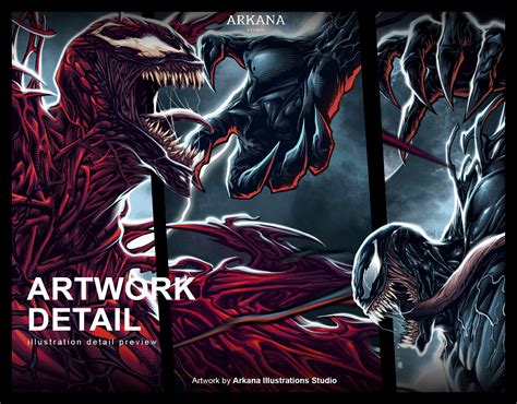 Venom vs Carnage | Poster Illustration :: Behance