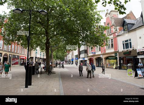 The Shopping Centre in Peterborough, Cambridgeshire England UK Stock ...