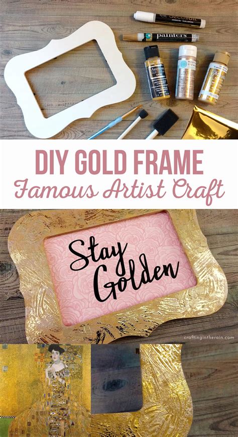 DIY Gold Frame - The Crafting Chicks