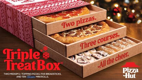 Pizza Hut is now selling this 3-tier pizza box, which comes with 2 pies ...