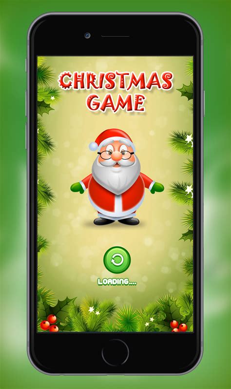 Christmas Game App PSD for Mobile UI