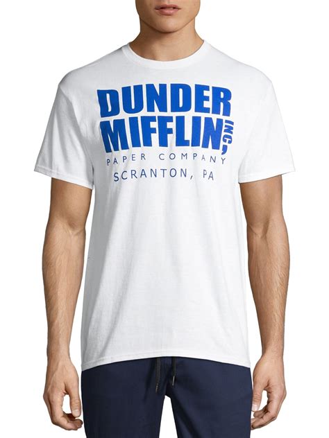 The Office Dunder Mifflin Inc. Men's and Big Men's Graphic T-Shirt - Walmart.com