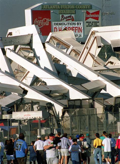 Photos: Atlanta-Fulton County Stadium demolition