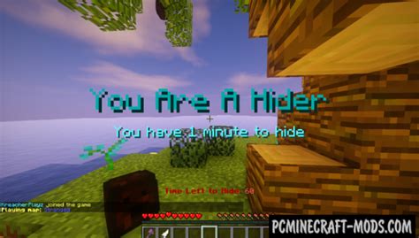 Hide And Seek - Minigame Map For Minecraft 1.20.4, 1.20.2 | PC Java Mods