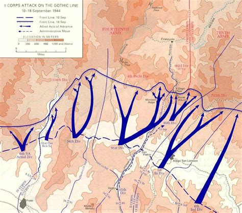 CDGL Casola Valsenio: Linea gotica - Mappe