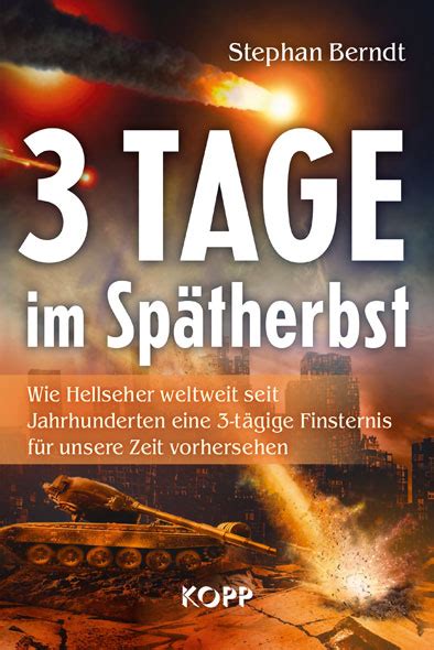 3 Tage im Spätherbst - Mystery Bücher - Kopp Verlag