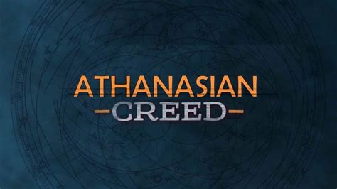 Athanasian Creed