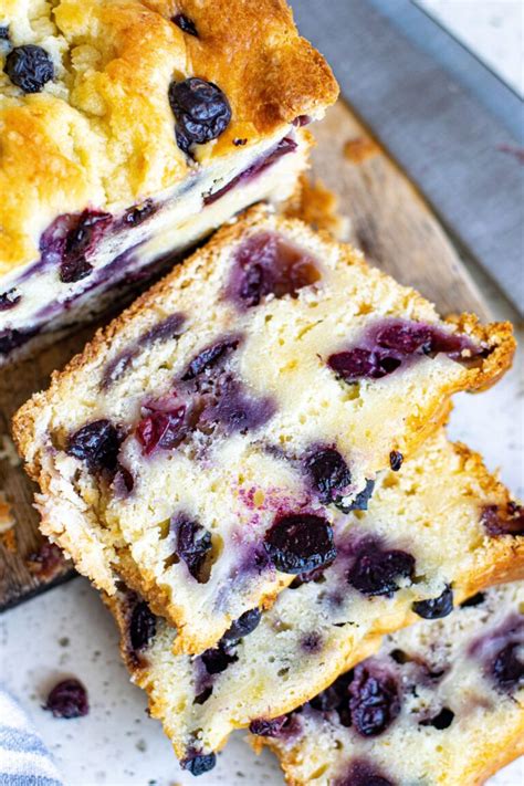 Blueberry Cream Cheese Loaf - My Incredible Recipes