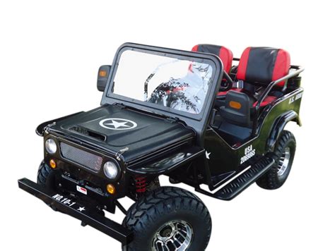 Jeep Go Kart | 125cc Gas Engine | 3 Speed | Reverse - GoKarts USA®