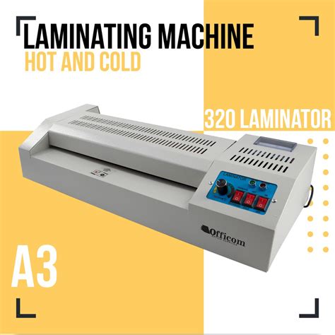 Officom Laminating Machine (A4 | A3 Size) Hot and Cold Laminator ...