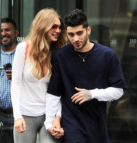 Gigi Hadid and Zayn Malik are so pretty holding hands and smiling in New York|Lainey Gossip ...