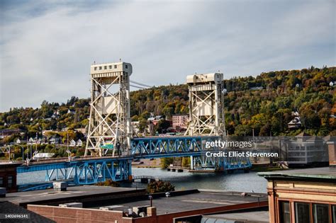 Portage Canal Lift Bridge Houghton Mi High-Res Stock Photo - Getty Images