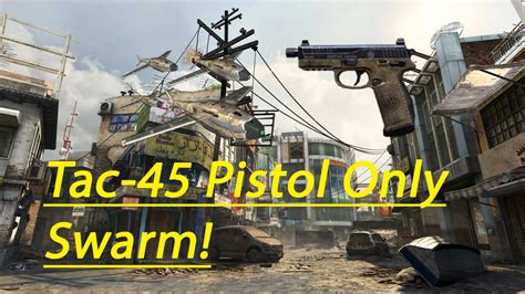 COD BO2 Pistol Only Swarm Gameplay! (Call of Duty: Black Ops 2 ...