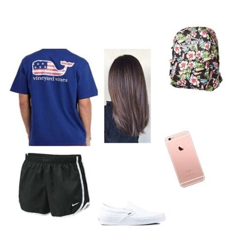 "8th grade outfit" by kemihereee liked on Polyvore featuring NIKE and Vans | Clothes design, 8th ...