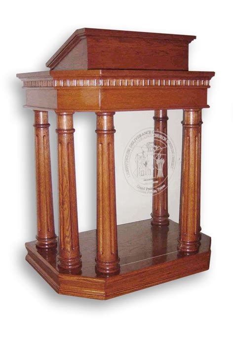 Church Interiors Column Pulpit 191 - Church Interiors, Inc.