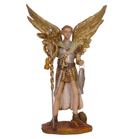 ARCHANGEL ST. RAPHAEL STATUE - 12 1/2" | EWTN Religious Catalogue