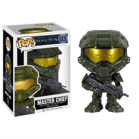 Funko Halo 4 Funko POP! Halo Master Chief Vinyl Figure #03 [Dark Green ...