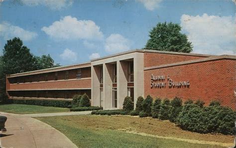 Alumni & Student Building at Mississippi State University Postcard