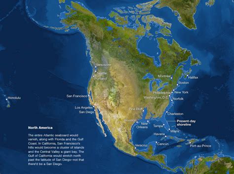 if All The Ice Melted: Scary rising sea level maps | Sea level rise, Ice melting, Map