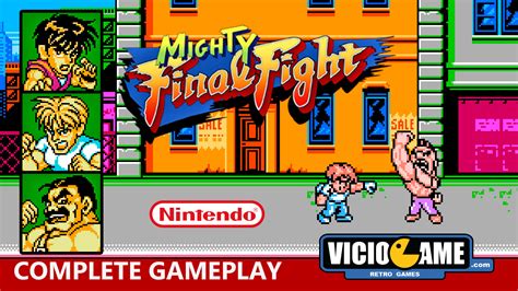 🎮 Mighty Final Fight (Nintendo) Complete Gameplay – VICIOGAME