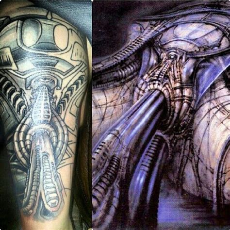 144 best images about H.R. Giger inspired tattoos on Pinterest | Xenomorph, Tattoo images and ...