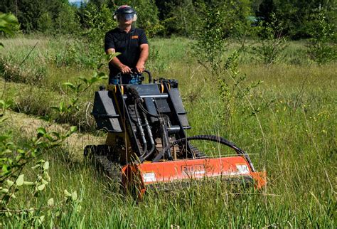 36" SideWinder Mini Skid Steer Flail Mower Attachment | Eterra