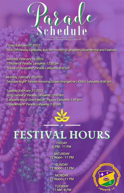 2023 Le Festival de Mardi Gras a Lafayette Music Lineup Released