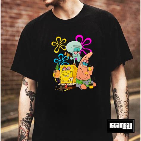 T Shirt - Spongebob Weeds | Shopee Philippines