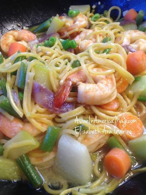 Pancit Canton with Shrimps and Vegetables | Recipe | Shrimp and ...