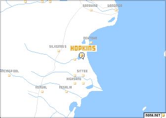 Hopkins (Belize) map - nona.net