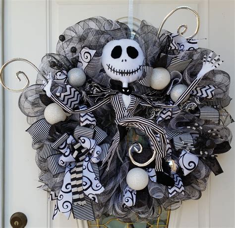 Jack Skellington Wreath - My Sugar Skulls