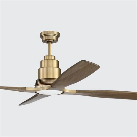 We're obsessed with this modern gold ceiling fan from our Fulton Collection. Want a new ceiling ...