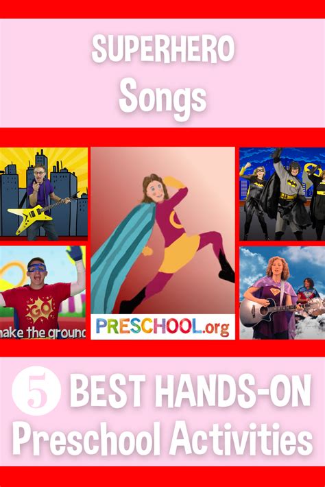 The 5 Best SONGS for SUPERHERO Preschool Theme - Preschool.org