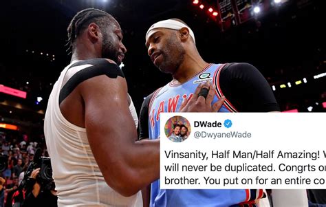 Dwyane Wade Honors Vince Carter With Inspiring Message After Retirement ...