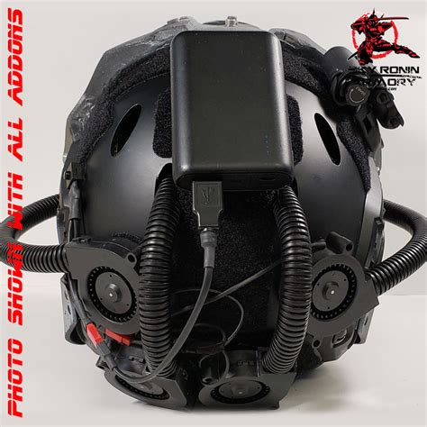 Skyronin Helmet Fan With Toggle Cooling System | ubicaciondepersonas ...