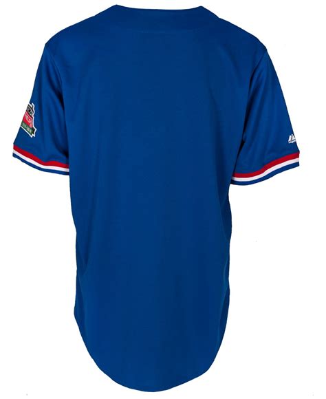 Majestic Men'S Chicago Cubs Replica Throwback Jersey in Blue for Men (RoyalBlue) | Lyst