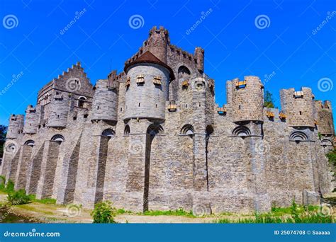 Gravensteen Castle. Gent, Belgium Stock Photo - Image of belgium, flemish: 25074708