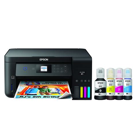 Epson EcoTank ET-2750 Wireless Color All-in-One Cartridge-Free ...