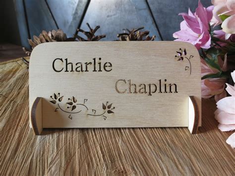 Wooden Name Tags Wedding Place Card Business Event Sitting | Etsy