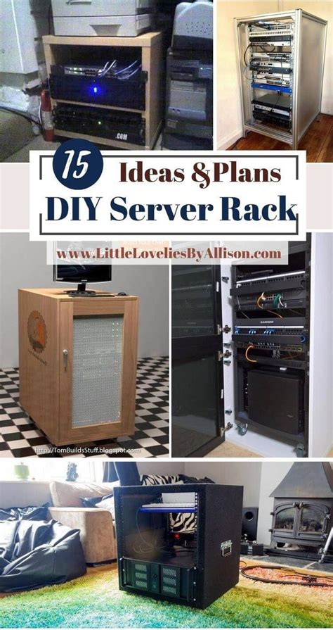 13 DIY Server Rack Plans - How To Build A Server Shelf | Server rack ...