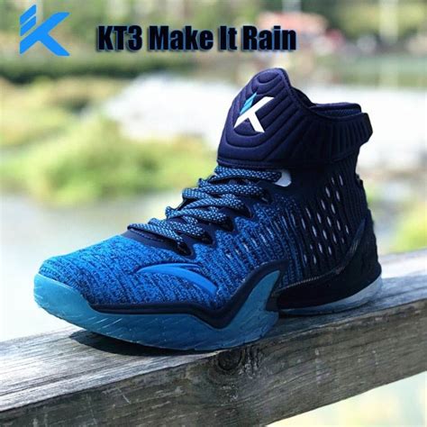 Klay Thompson KT3 Professional Basketball Shoes - "Make It Rain" | Basketball shoes, Sneaker ...