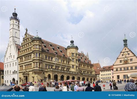 Rothenburg editorial image. Image of house, medieval - 19754090