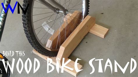 diy wooden bicycle stand - Son Sexton